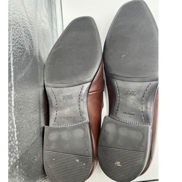 Hugo Boss Men's Vermilo  Leather Fashion Loafer Shoes size 11.5 - Picture 10 of 11